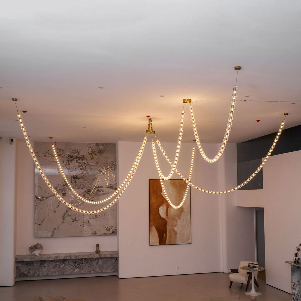Myrenwyn Acrylic Chandelier-Moonnatur