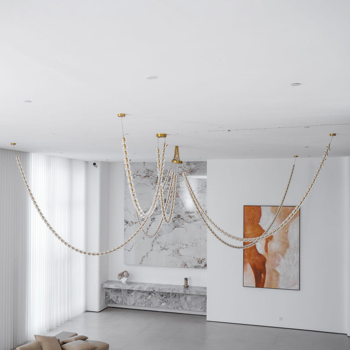Myrenwyn Acrylic Chandelier-Moonnatur