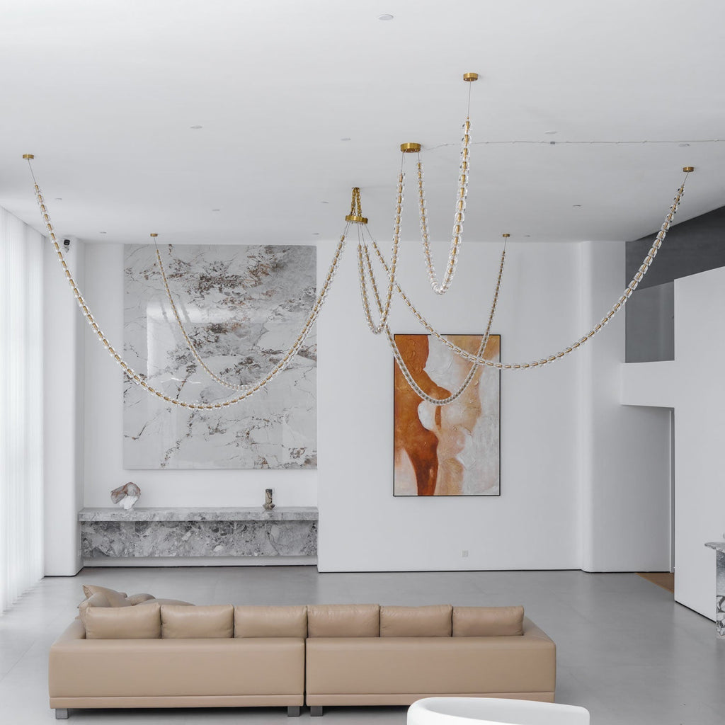 Myrenwyn Acrylic Chandelier-Moonnatur