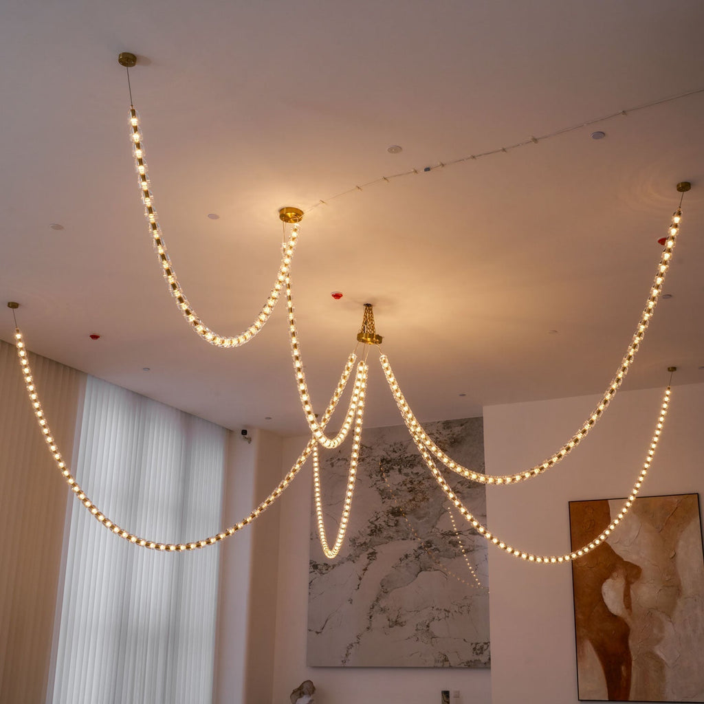 Myrenwyn Acrylic Chandelier-Moonnatur