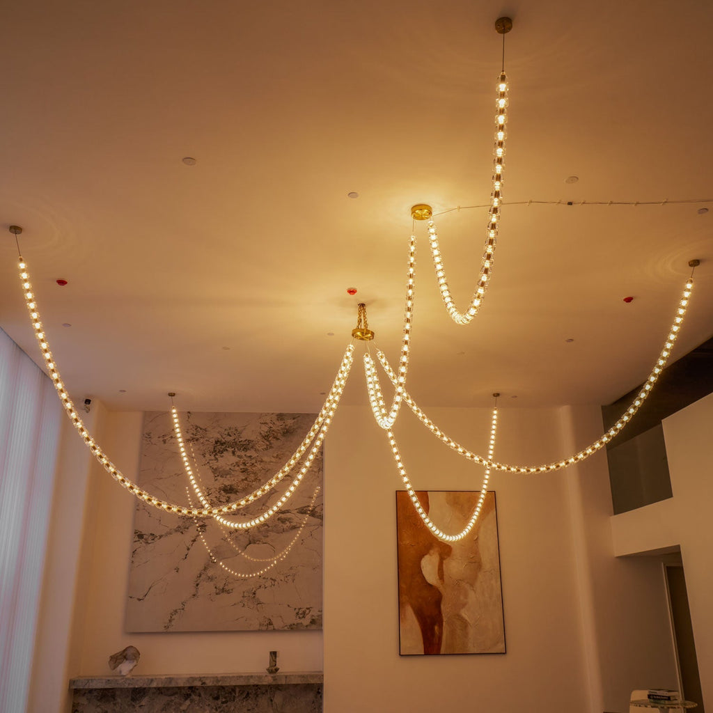 Myrenwyn Acrylic Chandelier-Moonnatur