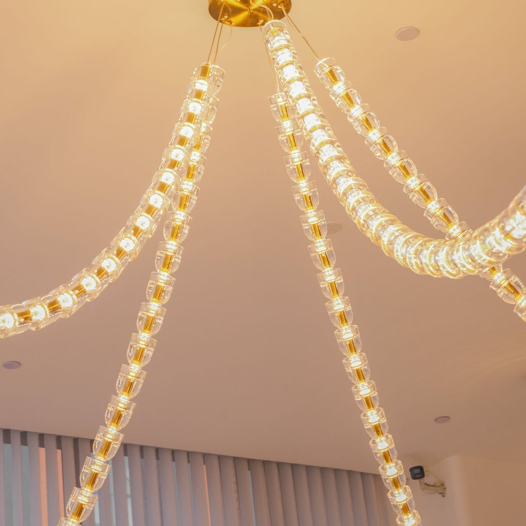 Myrenwyn Acrylic Chandelier-Moonnatur