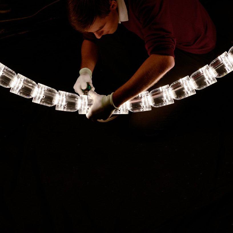 Hadrenis Acrylic Chandelier-Moonnatur
