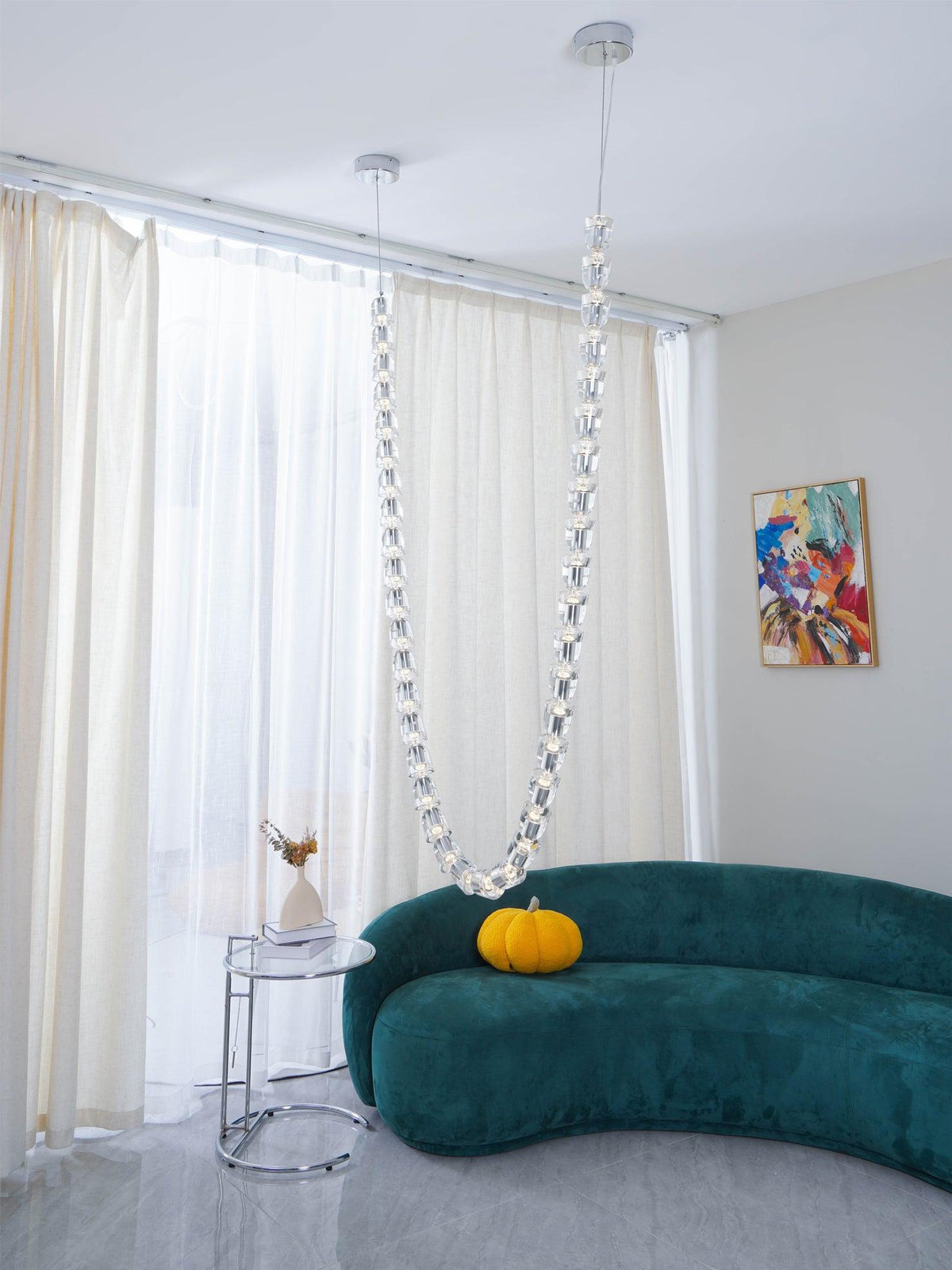 Myrenwyn Acrylic Chandelier-Moonnatur
