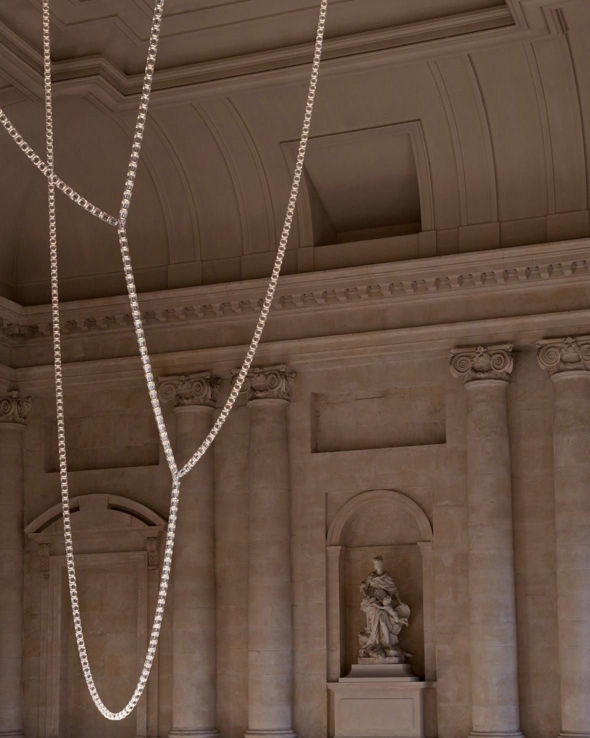 Hadrenis Acrylic Chandelier-Moonnatur