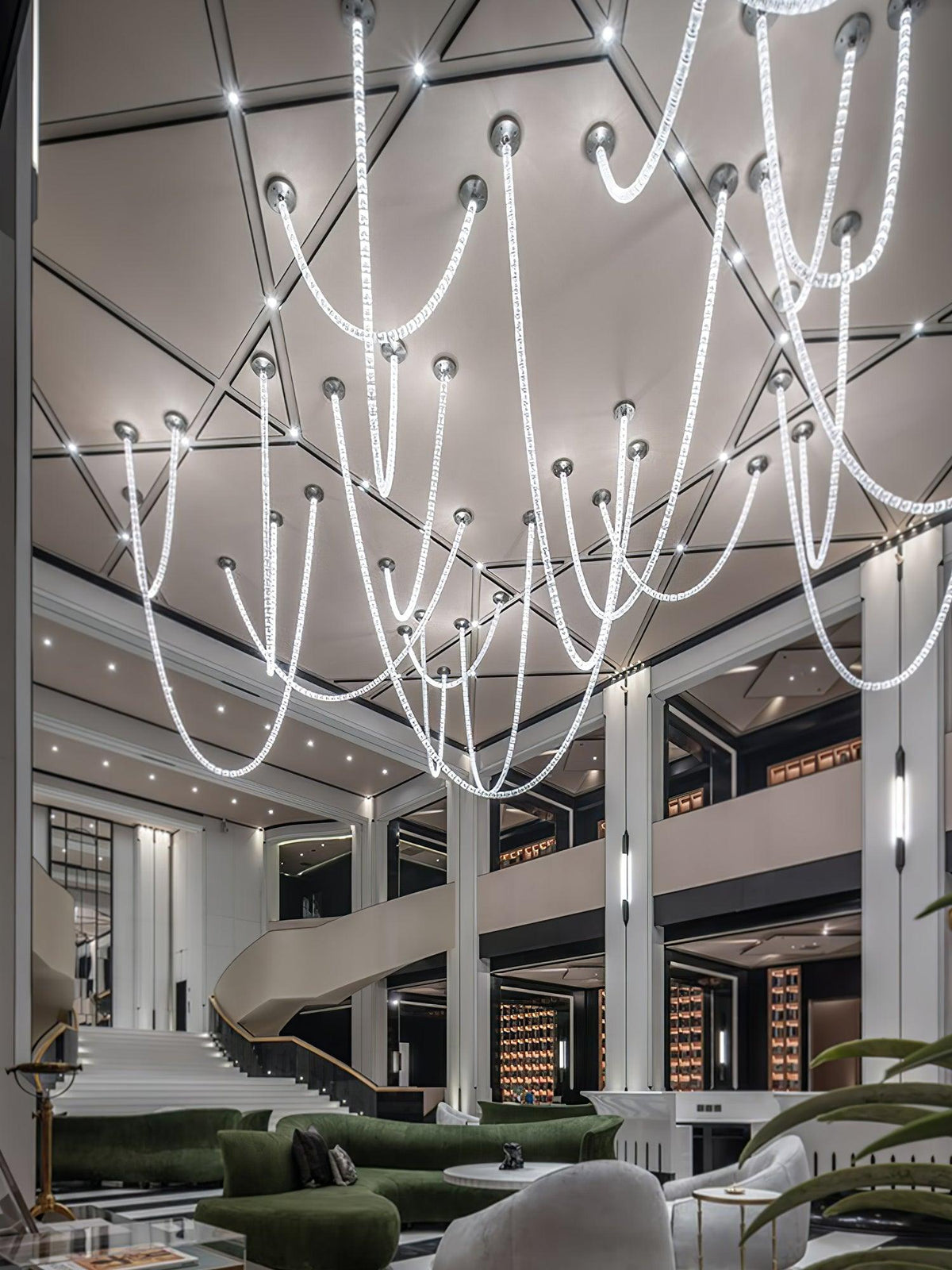 Veyrenvale Acrylic Chandelier-Moonnatur