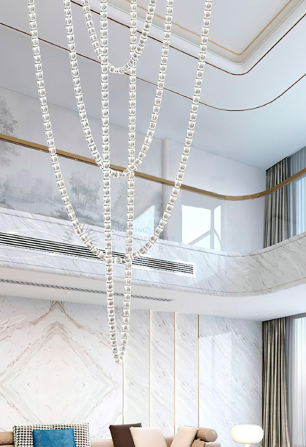 Veyrenvale Acrylic Chandelier-Moonnatur