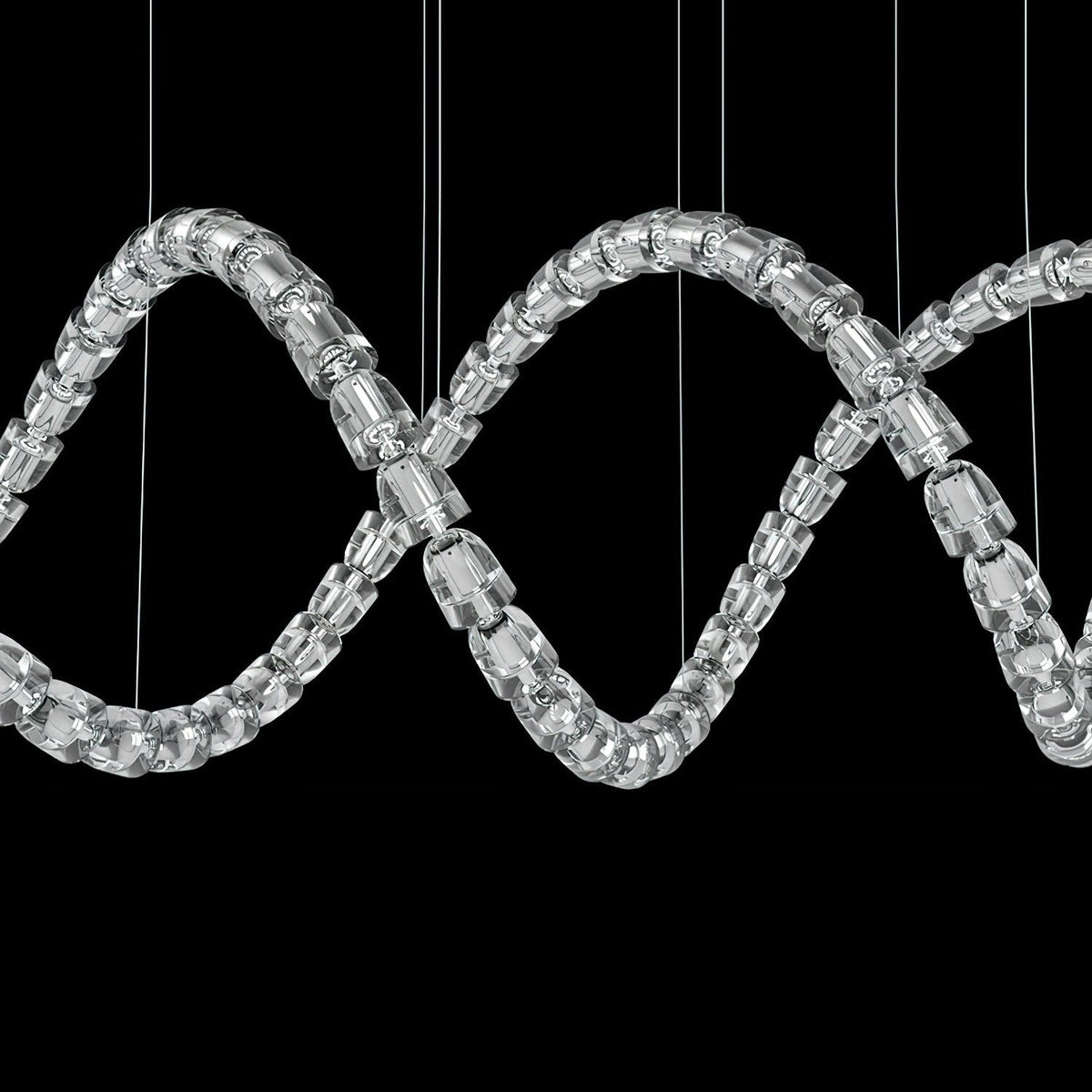 Whitenhaven Acrylic Chandelier-Moonnatur