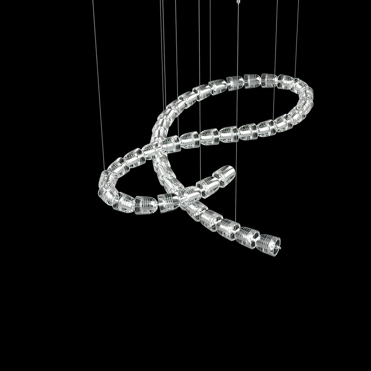 Wilvenwick Acrylic Chandelier-Moonnatur
