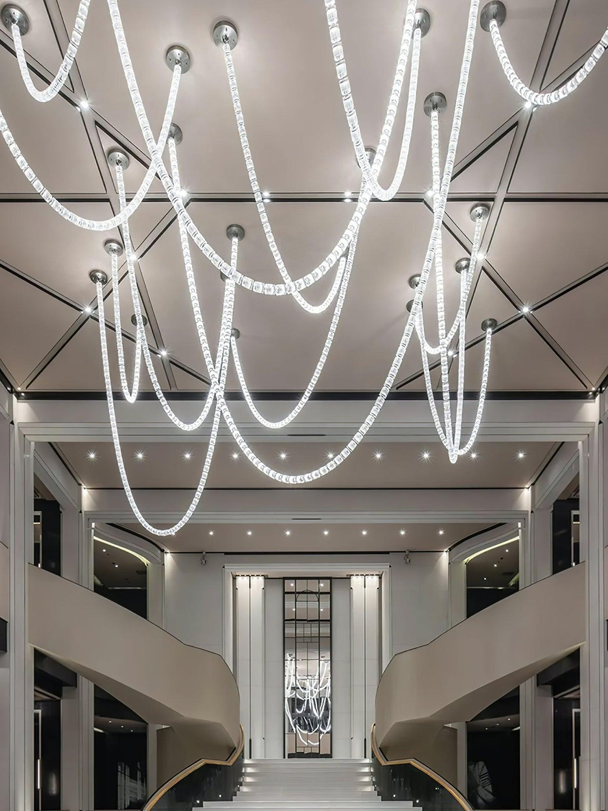 Darrowwyn Acrylic Chandelier-Moonnatur