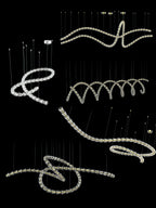 Darrowwyn Acrylic Chandelier-Moonnatur