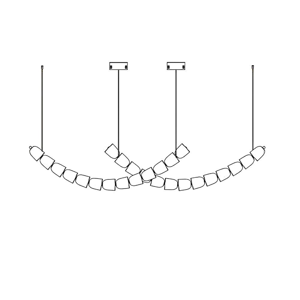 Myrenwyn Acrylic Chandelier-Moonnatur