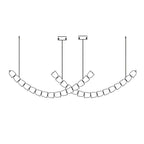 Myrenwyn Acrylic Chandelier-Moonnatur