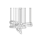 Myrenwyn Acrylic Chandelier-Moonnatur