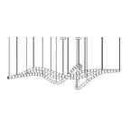 Myrenwyn Acrylic Chandelier-Moonnatur