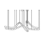 Myrenwyn Acrylic Chandelier-Moonnatur