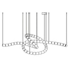 Myrenwyn Acrylic Chandelier-Moonnatur
