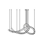 Myrenwyn Acrylic Chandelier-Moonnatur