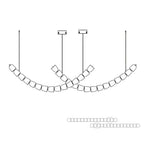 Hadrenis Acrylic Chandelier-Moonnatur