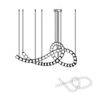 Hadrenis Acrylic Chandelier-Moonnatur