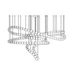 Veyrenvale Acrylic Chandelier-Moonnatur