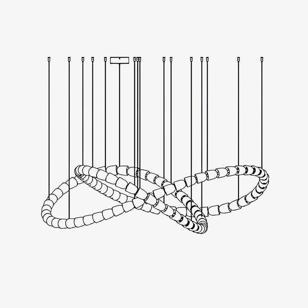 Wardenmere Acrylic Pendant Light-Moonnatur