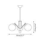 Breneleth Glass Chandelier-Moonnatur