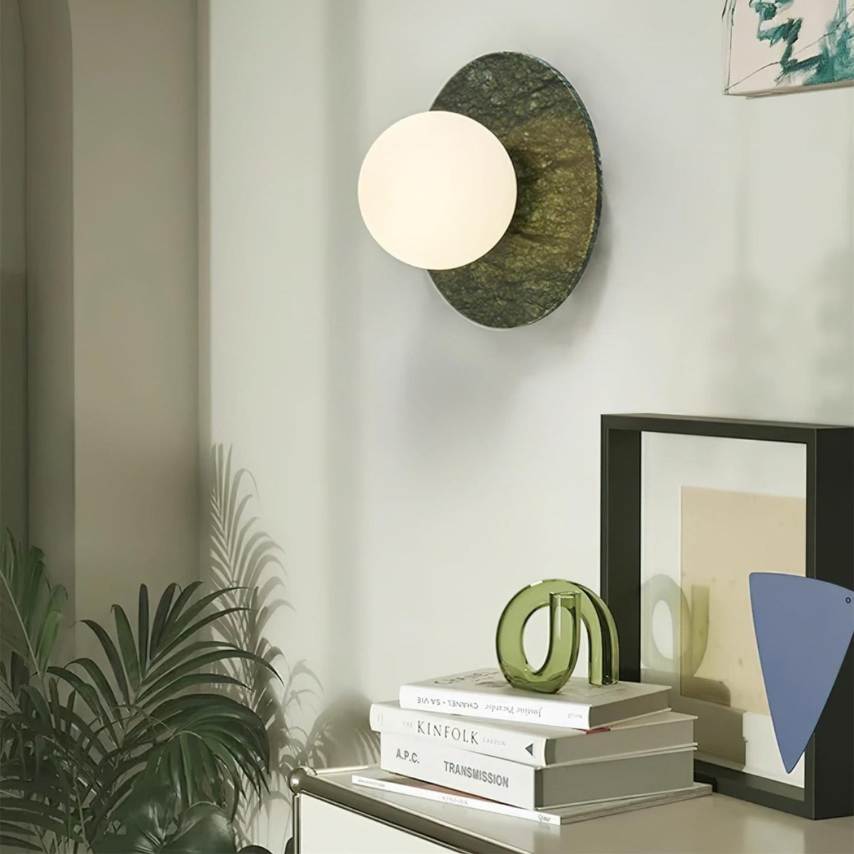 Laderenelle Glass Wall Light-Moonnatur