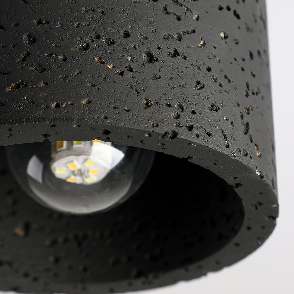Barrowlark Travertine Ceiling Light-Moonnatur