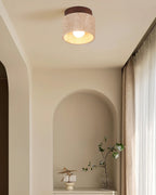 Barrowlark Travertine Ceiling Light-Moonnatur