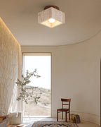 Barrowlark Travertine Ceiling Light-Moonnatur