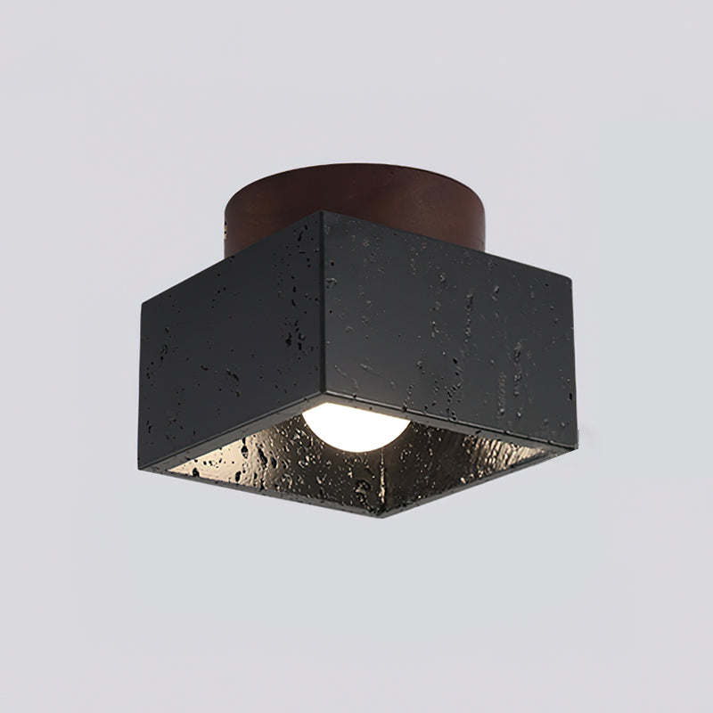 Barrowlark Travertine Ceiling Light-Moonnatur