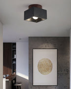 Barrowlark Travertine Ceiling Light-Moonnatur