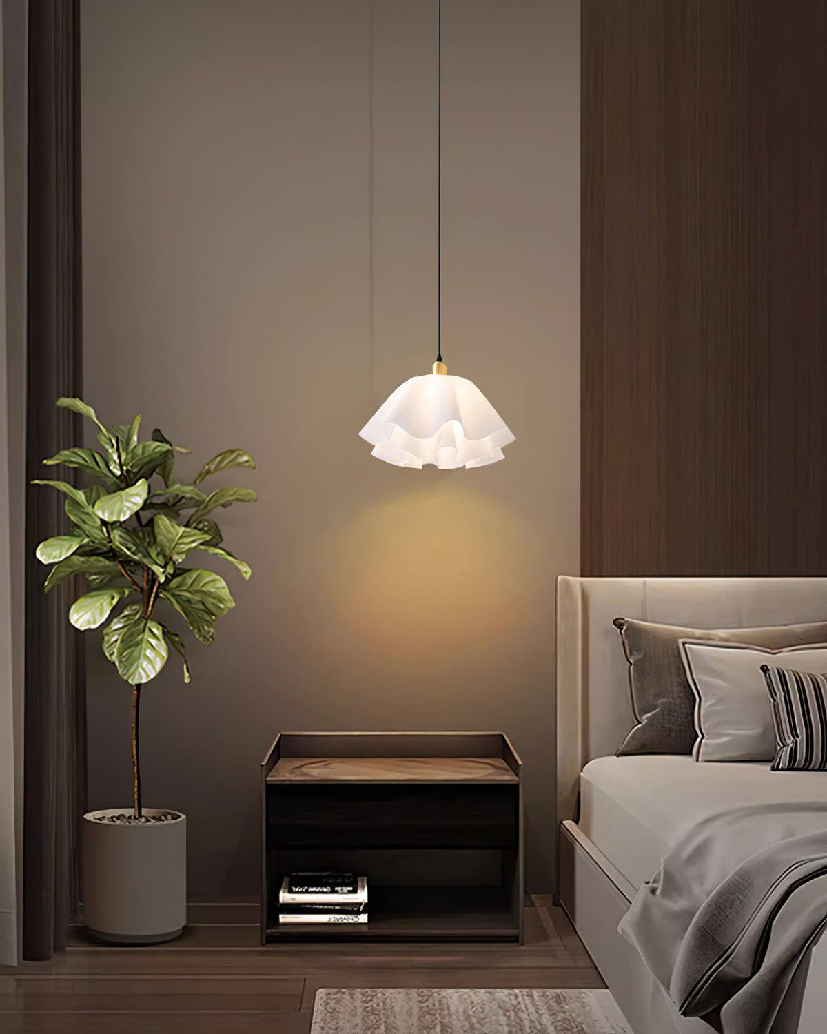 Jardencove Plastic Pendant Light-Moonnatur