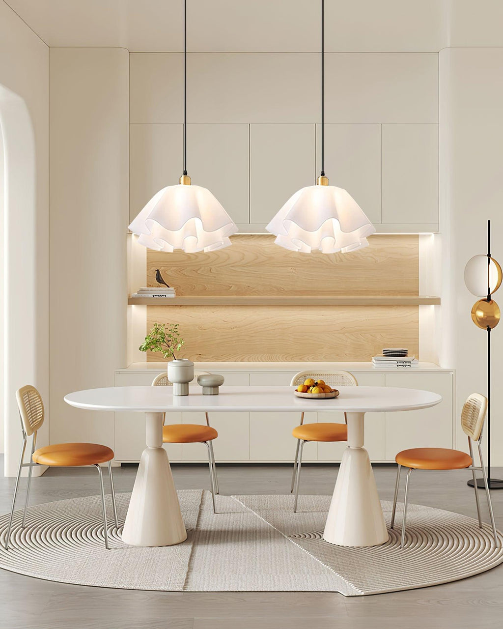 Jardencove Plastic Pendant Light-Moonnatur