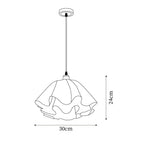 Jardencove Plastic Pendant Light-Moonnatur