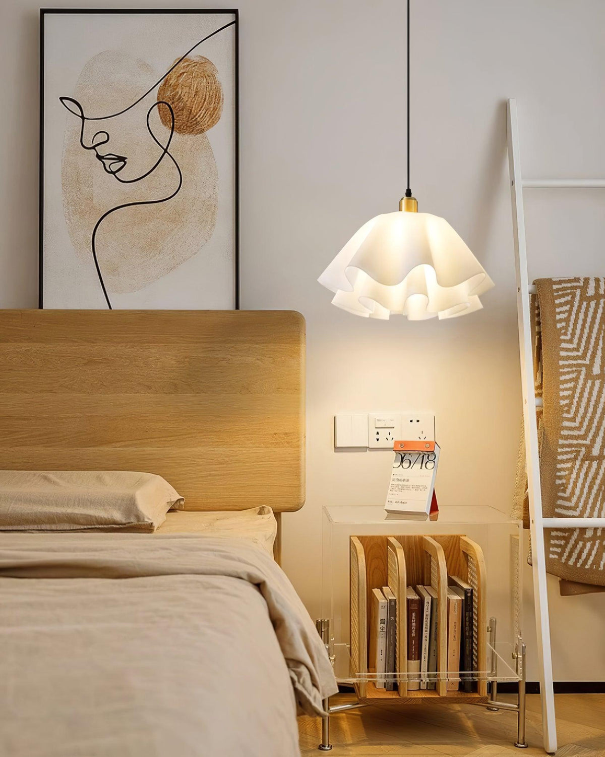 Jardencove Plastic Pendant Light-Moonnatur