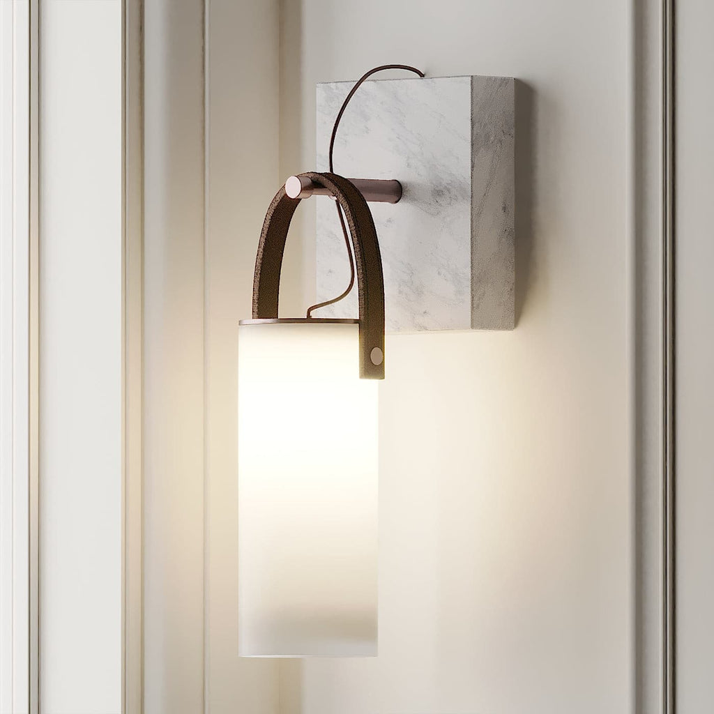 Berelwren Alabaster Wall Light-Moonnatur