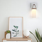 Berelwren Alabaster Wall Light-Moonnatur