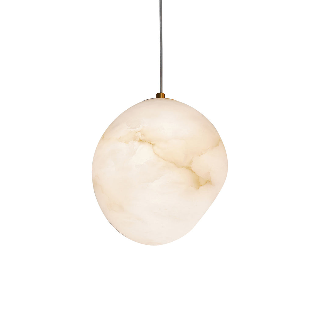 Beldenlark Alabaster Pendant Light-Moonnatur