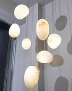 Beldenlark Alabaster Pendant Light-Moonnatur