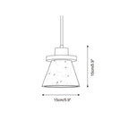 Berelaria Travertine Pendant Light-Moonnatur