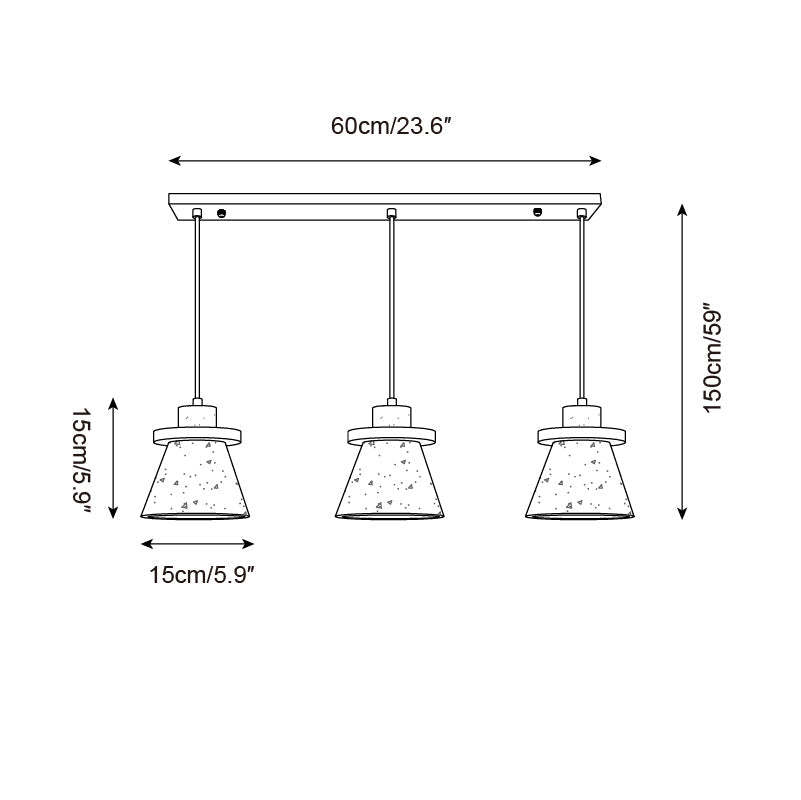 Berelaria Travertine Pendant Light-Moonnatur