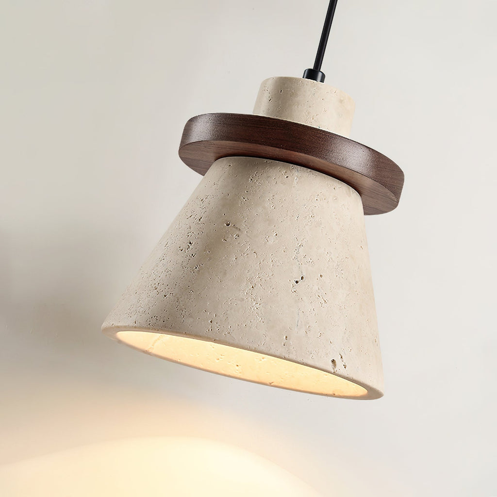 Berelaria Travertine Pendant Light-Moonnatur