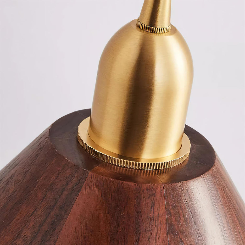 Tarnelwell Wood Pendant Light-Moonnatur