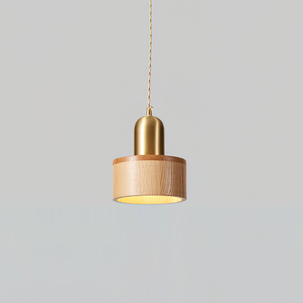 Tarnelwell Wood Pendant Light-Moonnatur