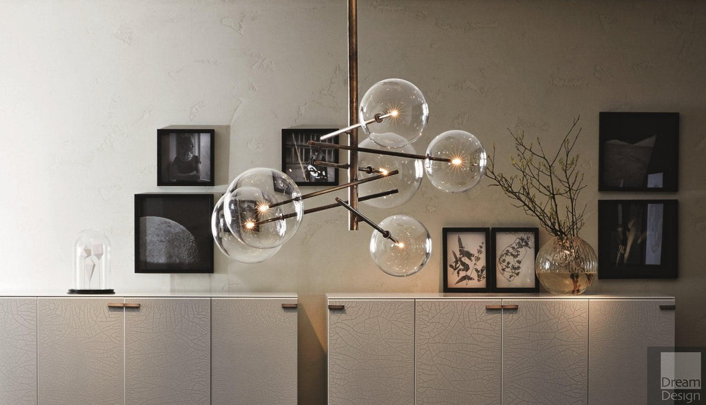 Delsoria Glass Chandelier-Moonnatur