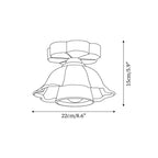 Hadrenmoss Fabric Ceiling Light-Moonnatur