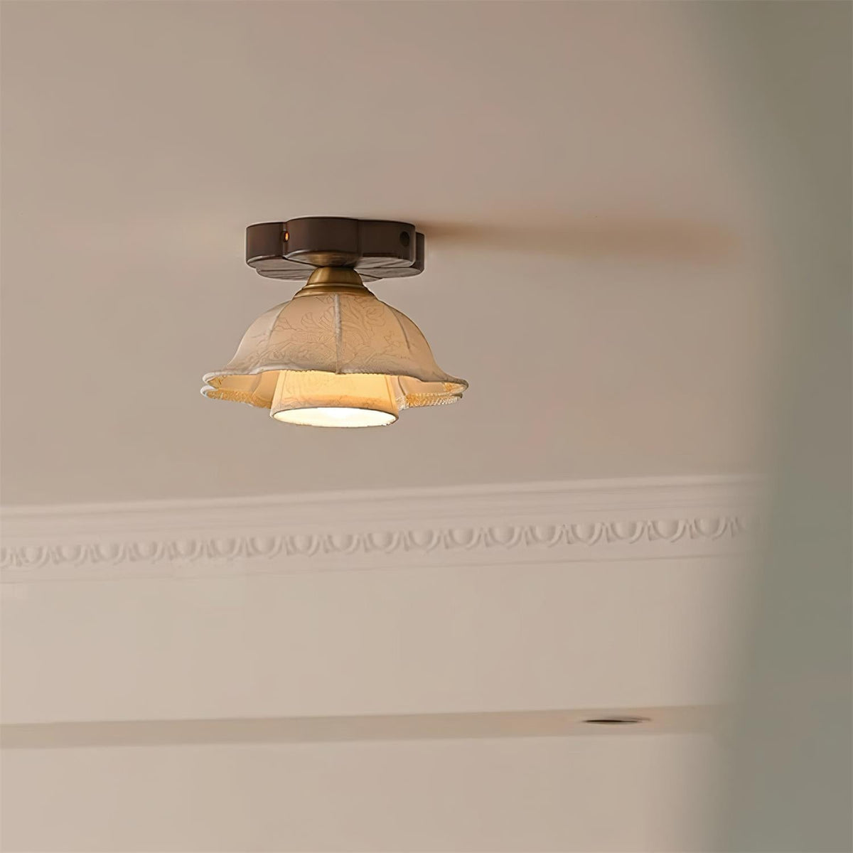 Hadrenmoss Fabric Ceiling Light-Moonnatur