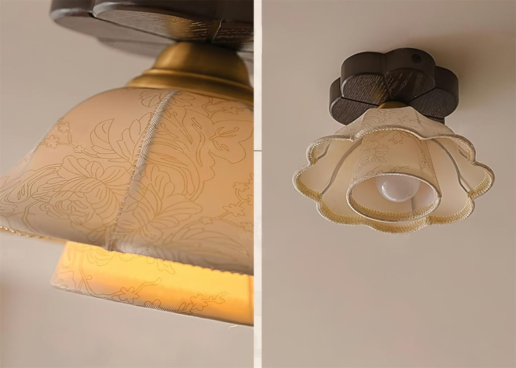Hadrenmoss Fabric Ceiling Light-Moonnatur